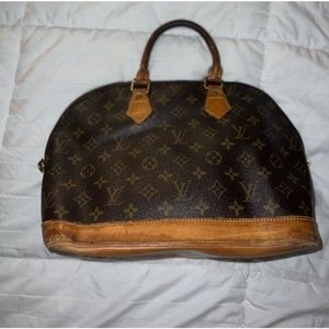 Louis Vuitton Vintage Alma Handbag Monogram Canvas PM (authenticated)